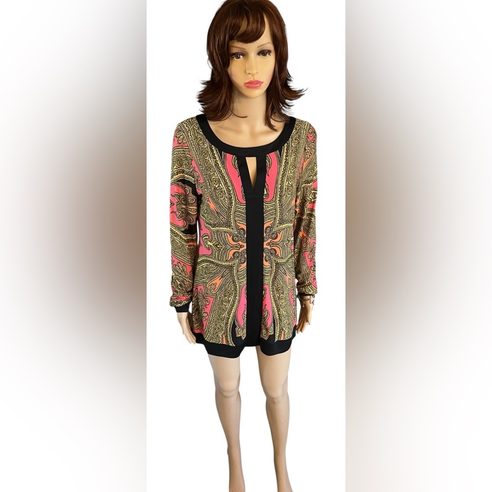 Hostess Pick 💫☄️Chic Bohemian Women's Mini Dress in Pink and Gold